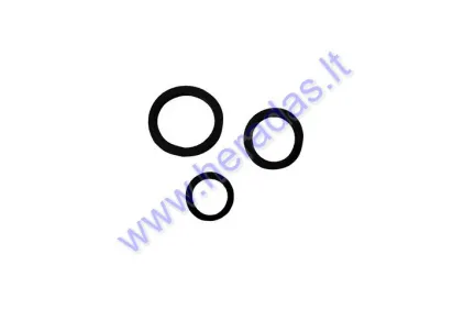 Sealing rings, rubber gaskets 3 pcs. scooter, motorcycle MINICHOPPER, Cross