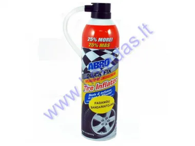 Tyre sealant and inflator ABRO +25%