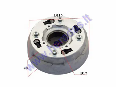 Clutch for ATV quad bike