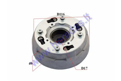 Clutch for ATV quad bike