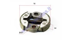 Centrifugal clutch (2 part) for ATV