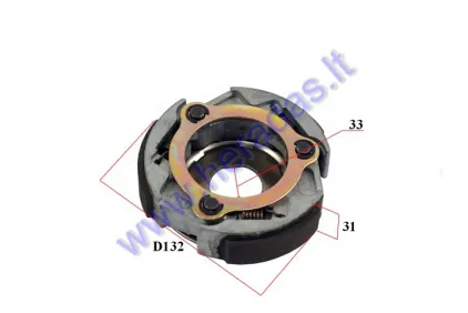 CENTRIFUGAL CLUTCH FOR QUAD BIKE LINHAI , Yamaha  D135 Buyang Feishen