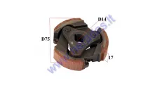 CENTRIFUGAL CLUTCH (2 PART) FOR ATV 50cc