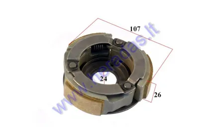 CENTRIFUGAL CLUTCH FOR 200 CC SCOOTER Piaggio Beverly 01-03, Aprilia Scarabeo 03