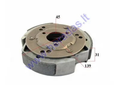 Centrifugal clutch for 250-300cc scooter Yamaha Majesty, XC 300, MBK YP