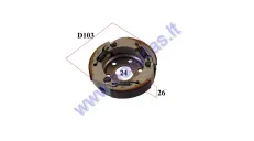 CENTRIFUGAL CLUTCH FOR 50CC SCOOTER MBK,Yamaha, Minarelli FOR CLUTCH DRUM 107mm