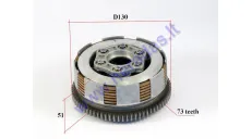 Manual clutch for 250cc quad bike