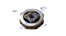 Manual clutch for 125cc motorcycle