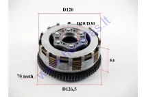 Manual clutch for 250cc motorcycle LIF250