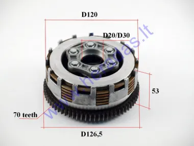 Manual clutch for 250cc motorcycle LIF250