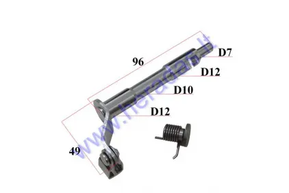 CLUTCH ARM (CAMSHAFT PIN) FOR MOTOCYCLE  Lifan 140cc LF140  WITH SPRING AND PIN