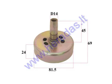 CLUTCH DISC 9T FOR BRUSH CUTTER