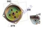 Clutch drum for quad bike 50cc 2T 6 teeth