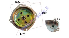 Clutch drum for quad bike 50cc 2T 6 teeth