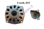 Clutch drum for quad bike 50cc 2T 6 teeth