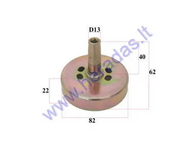 CLUTCH DISC SQUARE FOR BRUSH CUTTER