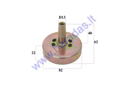 CLUTCH DISC SQUARE FOR BRUSH CUTTER