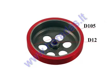 CLUTCH DRUM FOR SCOOTER RACING 105mm D12 Minarelli, Yamaha, MBK, Malaguti, Beta, Derbi