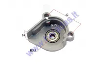 Clutch drum bell cap with bearing for quad bike 50cc 2T 7 tooth