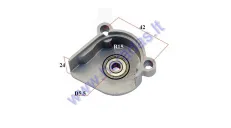 Clutch drum bell cap with bearing for quad bike 50cc 2T 7 tooth