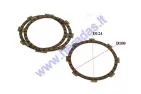 CLUTCH FRICTION DISC SET FOR MOTORCYCLE Yamaha DT 50cc LC
