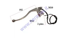 Clutch lever for motorcycle long