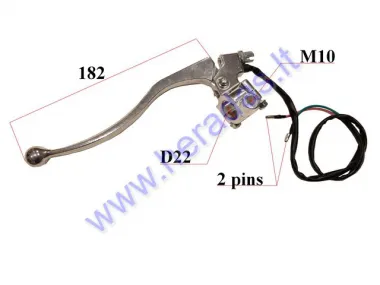 Clutch lever for motorcycle long