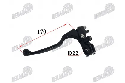 Motorcycle clutch lever fits FR50, NAKED50, DB50PRO Motorcycle clutch lever fits FR50, NAKED50, DB50PRO