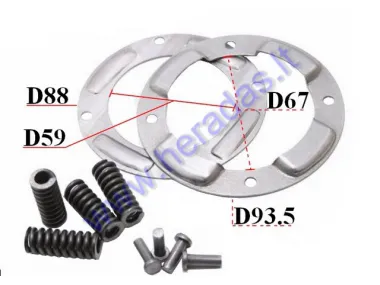 Clutch repair kit Vespa 50-125cc