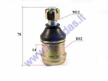 Lower swingarm ball joint