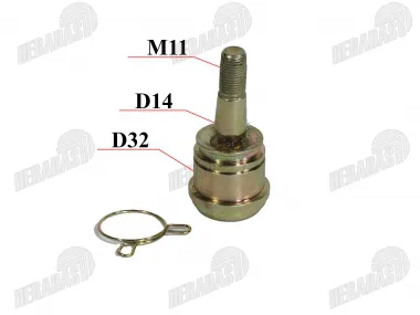 Šarnyras apatinės šakės universalus