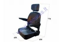 SEAT FOR ELECTRIC MOTORSCOOTER, SUITABLE TO XL4L COMFIMAX