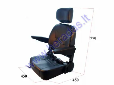 SEAT FOR ELECTRIC MOTORSCOOTER, SUITABLE TO XL4L COMFIMAX