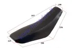 Seat for mini motorcycle 50-150cc fits models BULL, STORM, APPOLO