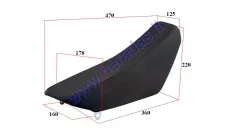 Motorcycle seat 125-150cc fits model TORNADO