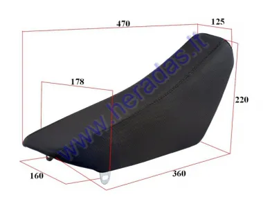 Motorcycle seat 125-150cc fits model TORNADO