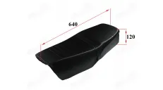 Seat for motorcycle, moped fits ALPHA