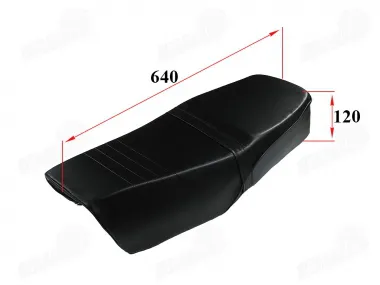 Seat for motorcycle, moped fits ALPHA