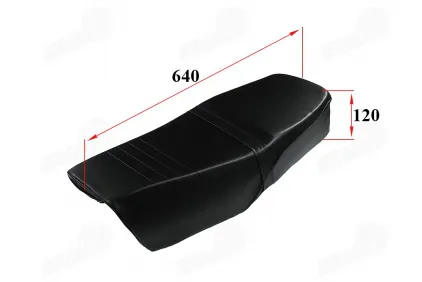 Seat for motorcycle, moped fits ALPHA
