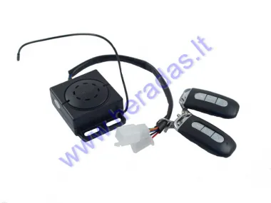 Alarm system with remote for electric trike scooter MS03