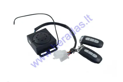 Alarm system with remote for electric trike scooter MS03