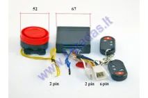 Alarm system for quad bike