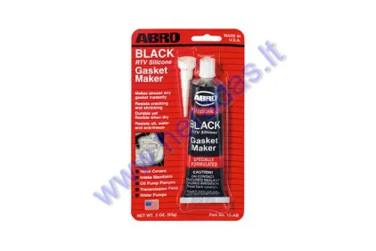 Abro Black RTV Silicone Gasket Maker