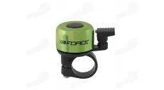 Skambutis FORCE Mini 22,2mm, geležis/plastikas, žalios spalvos