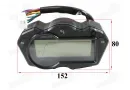 Skydelis prietaisų spidometras motociklo tinka FR50