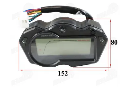 Dashboard with speedometer for motorcycle fits FR50