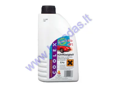 Cooling fluid COOLEX -35 G12 1 litre