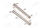 Stud/bolt for ATV quad bike, motorcycle 110cc fits for FR50,Naked50 tuning to110CC