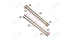 Stud/bolt for ATV quad bike, motorcycle 110cc fits for FR50,Naked50 tuning to110CC