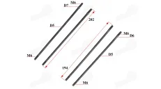 Studs for ATV quad bike, motorcycle, moped